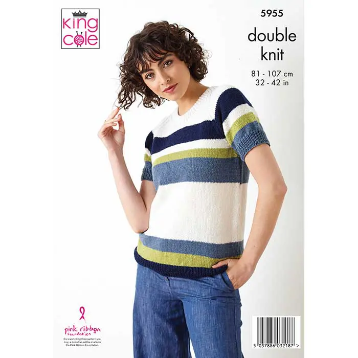 Top & Cardigan knitted in King Cole Merino Blend DK - Image 3