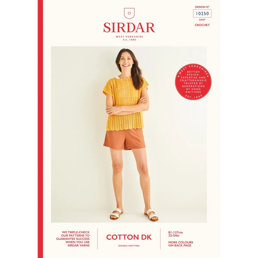 Top in Sirdar Cotton Dk