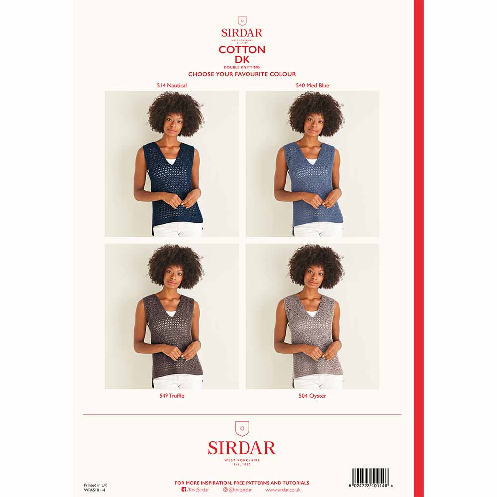 Top in Sirdar Cotton Dk - Image 3