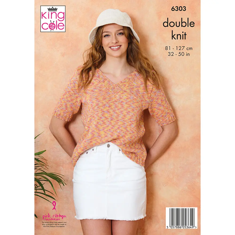Tops in King Cole Cottonsoft Crystal Dk - Image 3