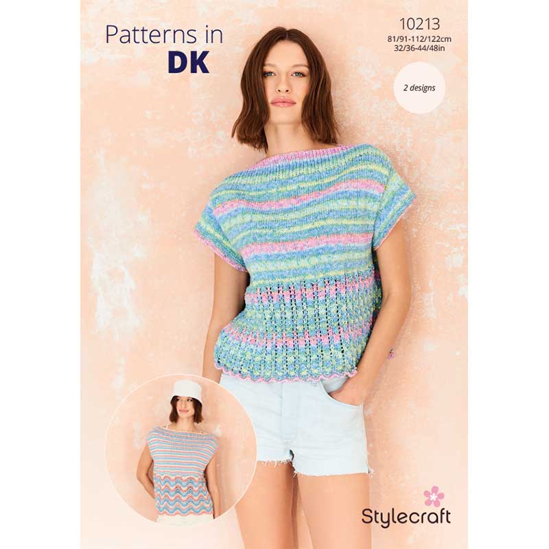 Tops in Stylecraft Colour Burst & Cotton Twist