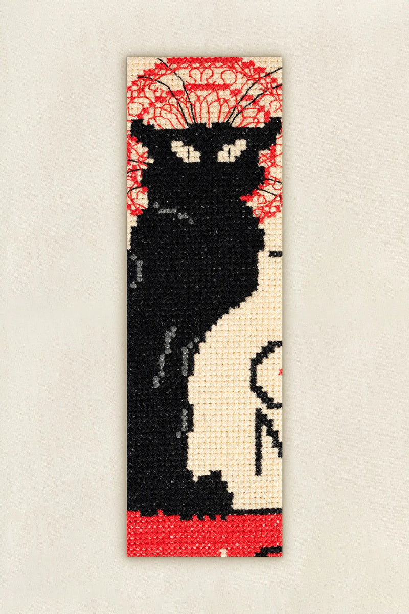 Tour Of The Black Cat - DMC Bookmark Cross Stitch Kit