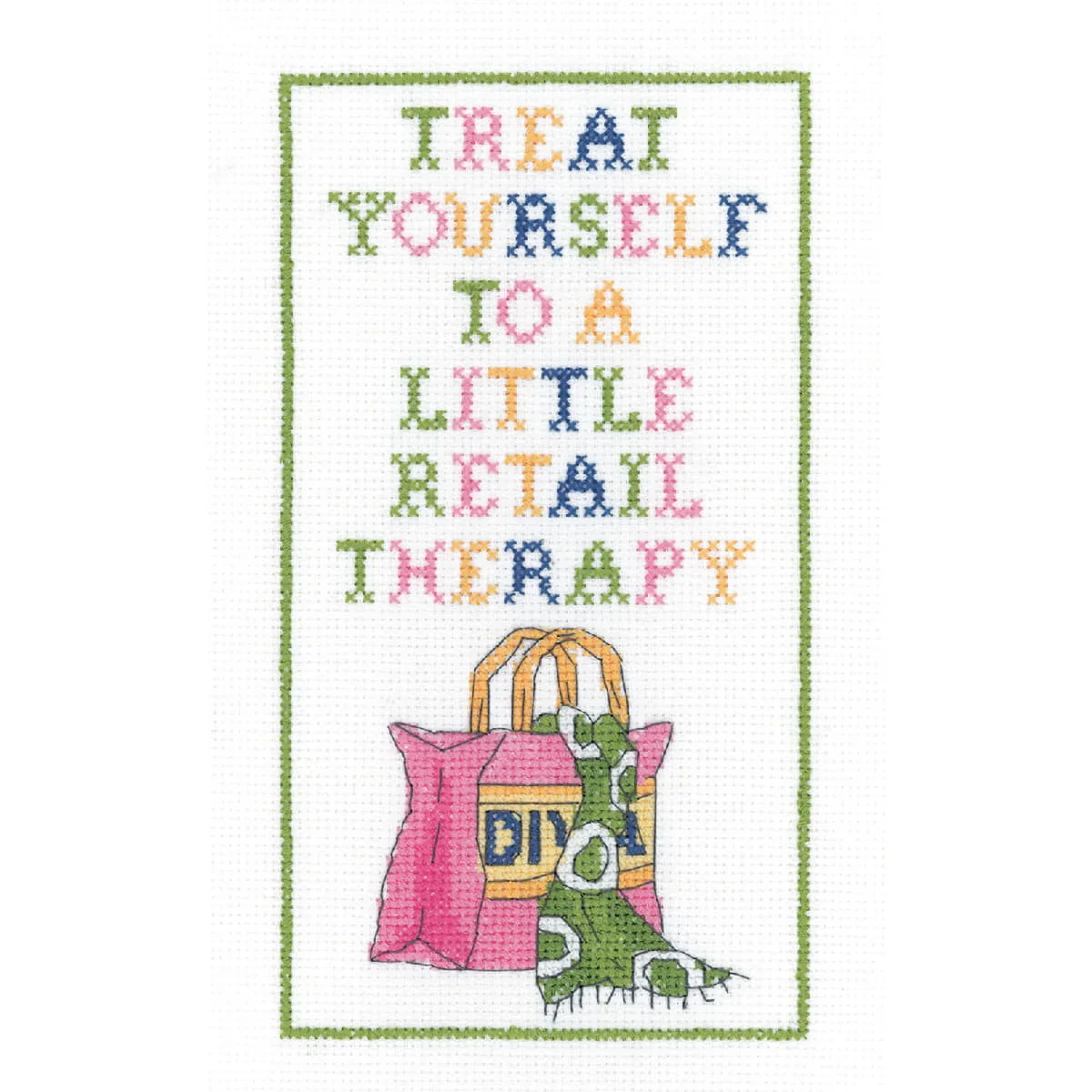 Treat Yourself - Heritage Crafts Cross Stitch Kit