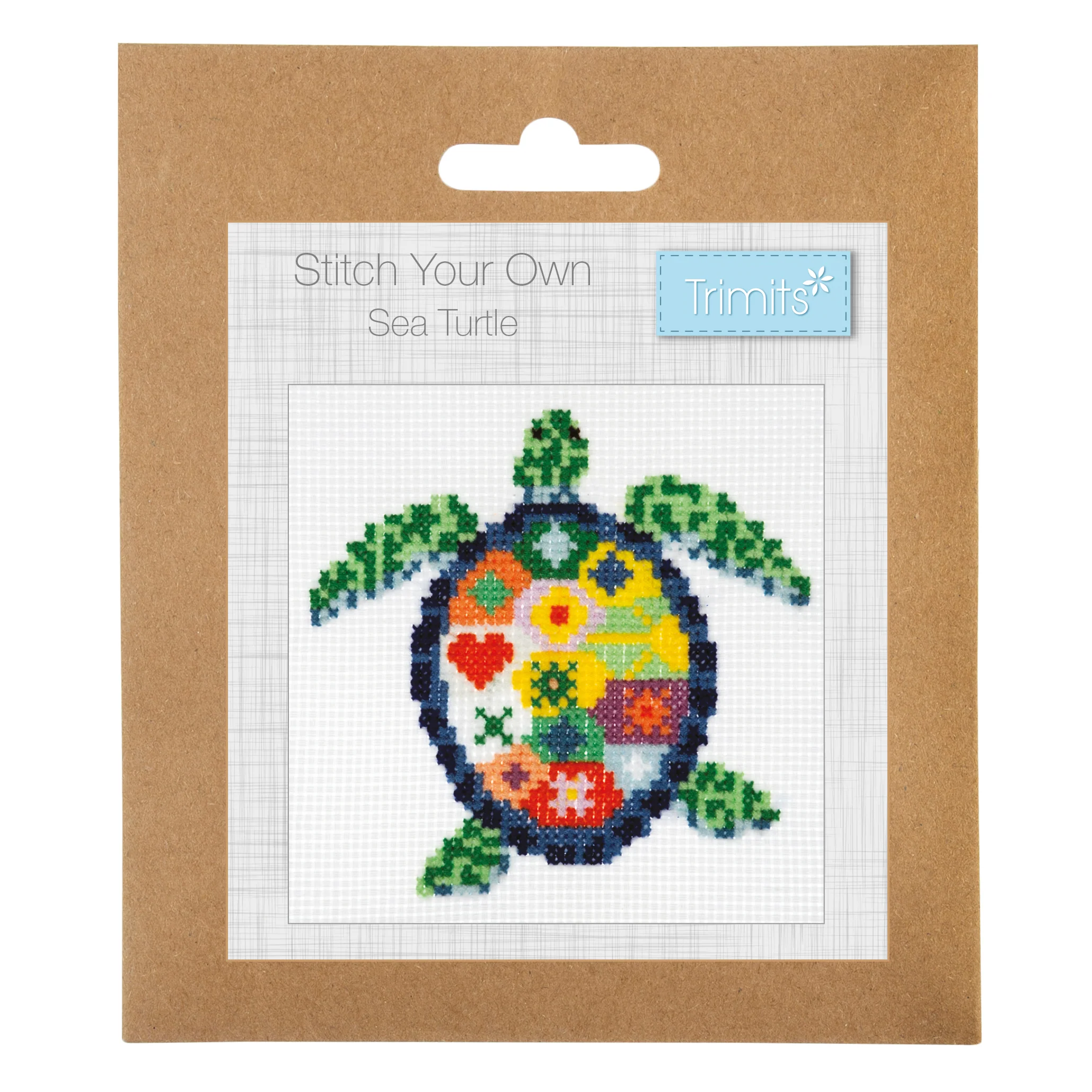 Trimits Counted Cross Stitch Kit, Mini: Sea Turtle - Image 2