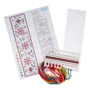 Trimits Cross Stitch Bookmark Kit - Floral - Image 2
