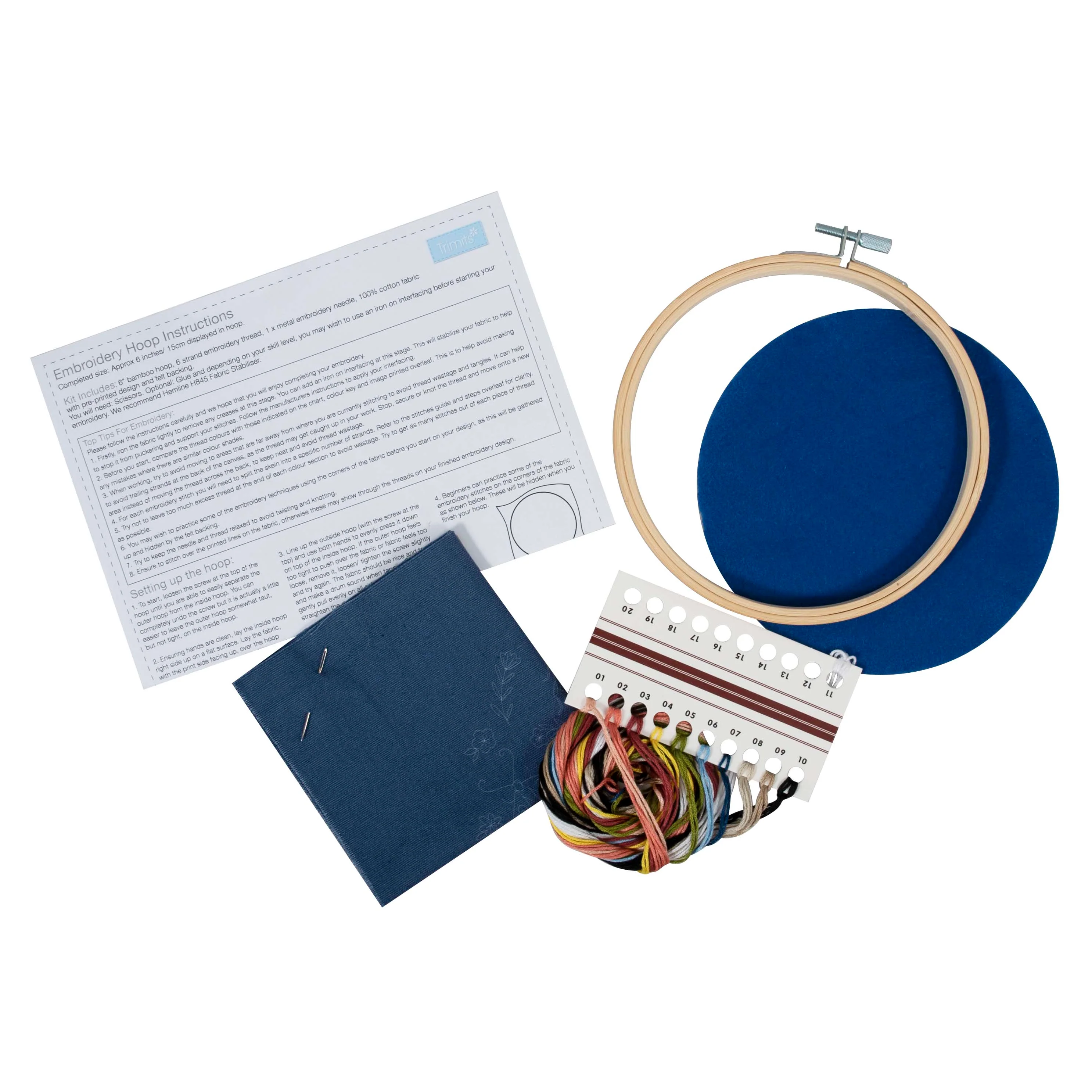 Trimits Embroidery Kit With Hoop- Mini Beasts - Image 2