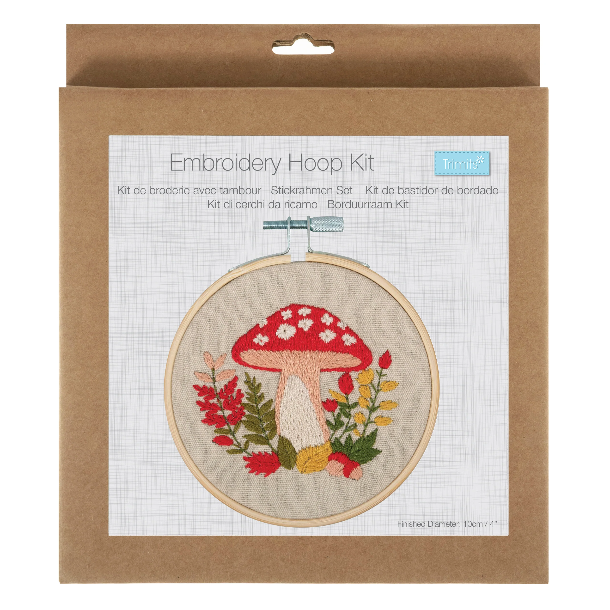 Trimits Embroidery Kit With Hoop- Woodland - Image 2