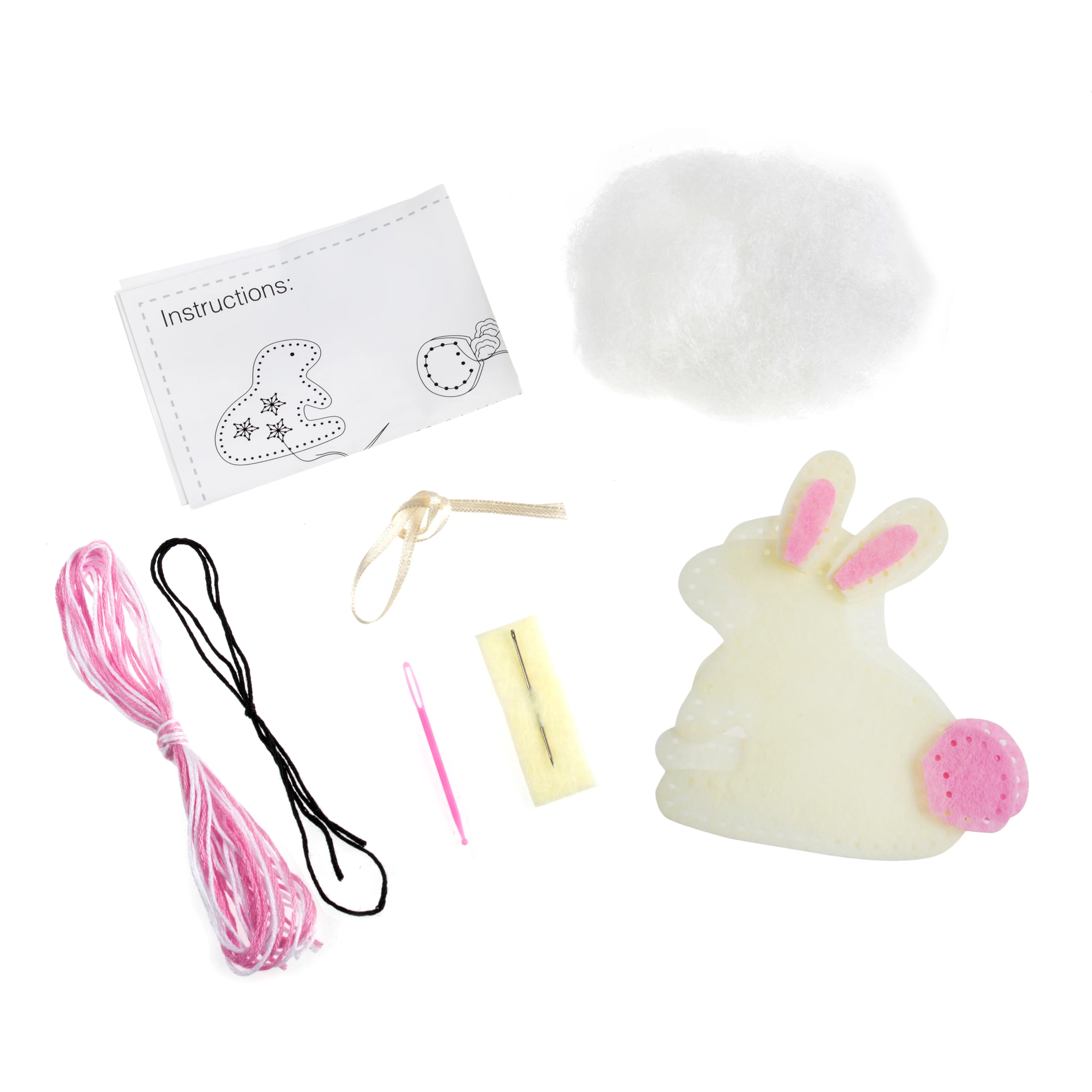 Trimits Felt Decoration Kit: Bunny - Image 2