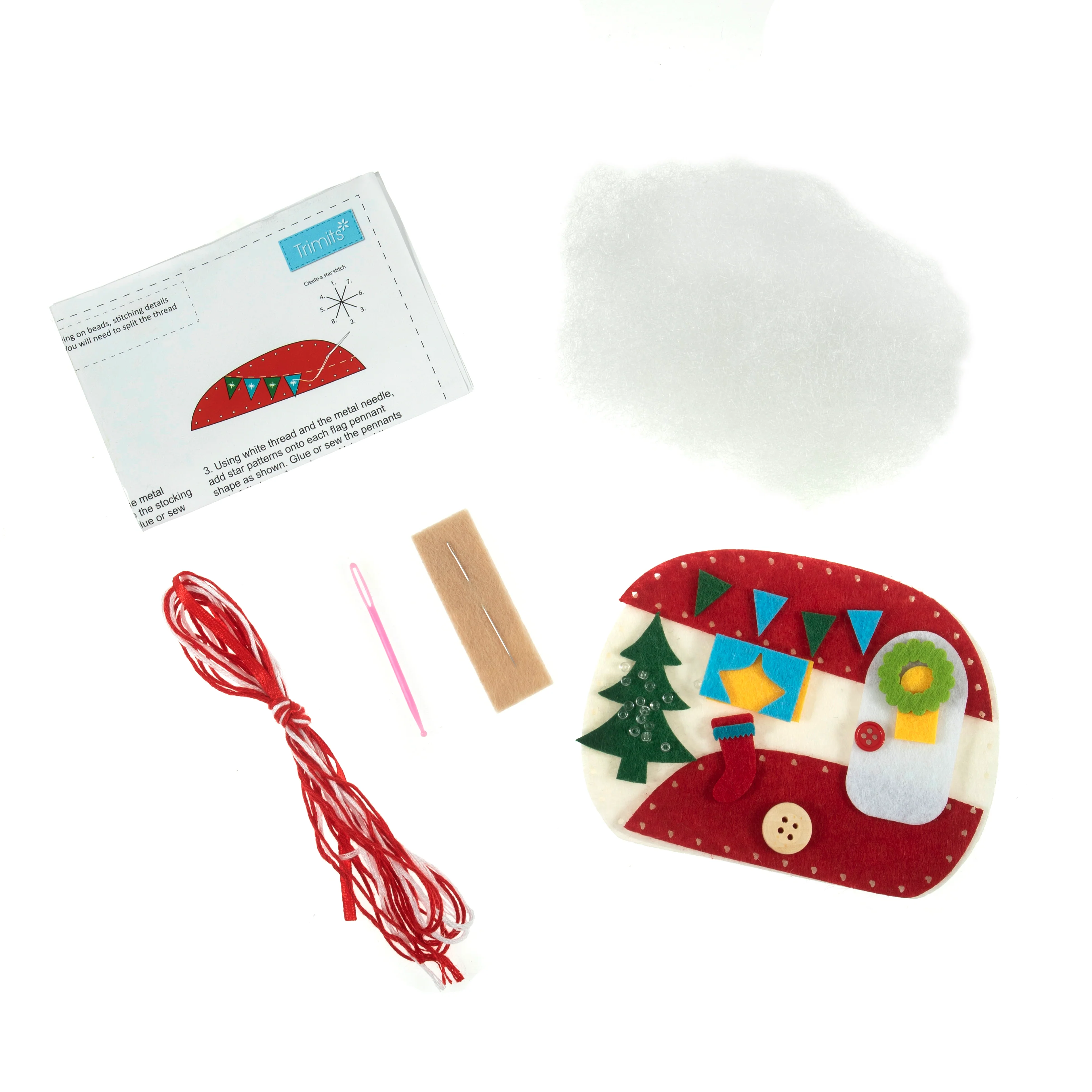 Trimits Felt Decoration Kit: Christmas Caravan - Image 3