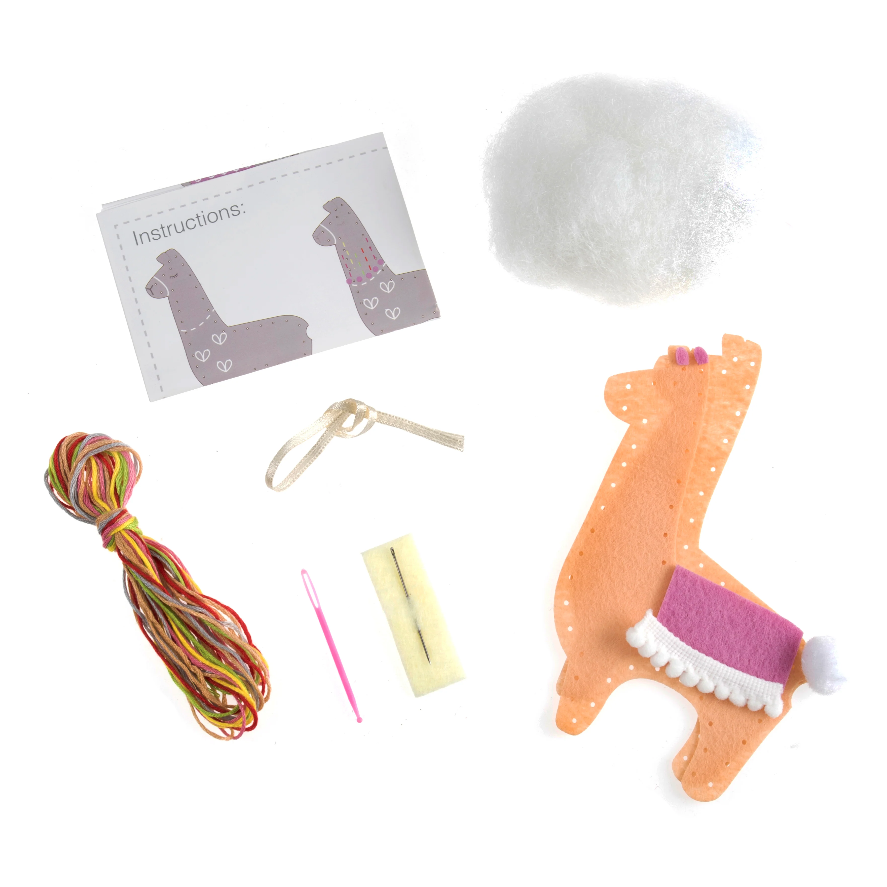 Trimits Felt Decoration Kit: Lama - Image 2