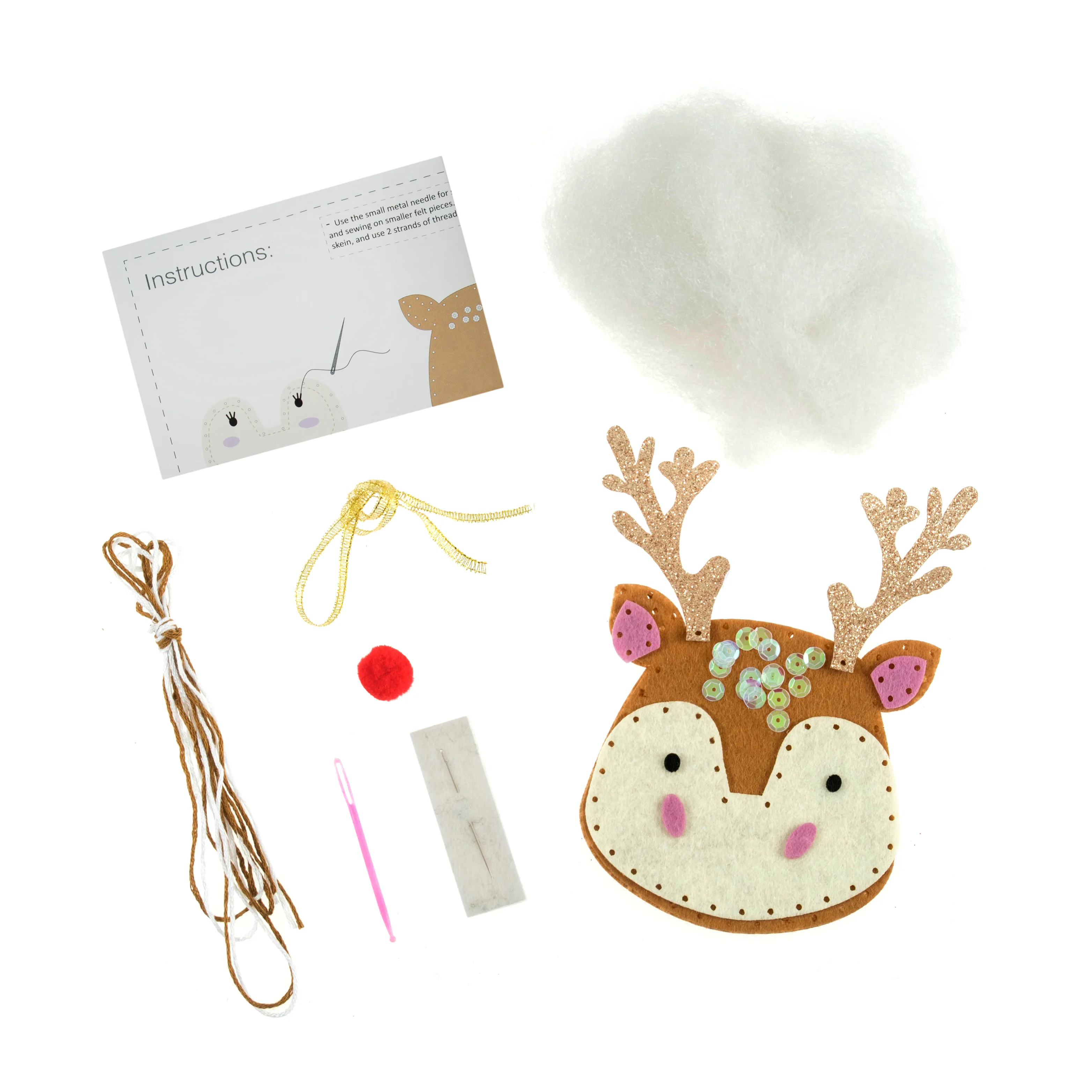 Trimits Felt Decoration Kit: Reindeer - Image 3