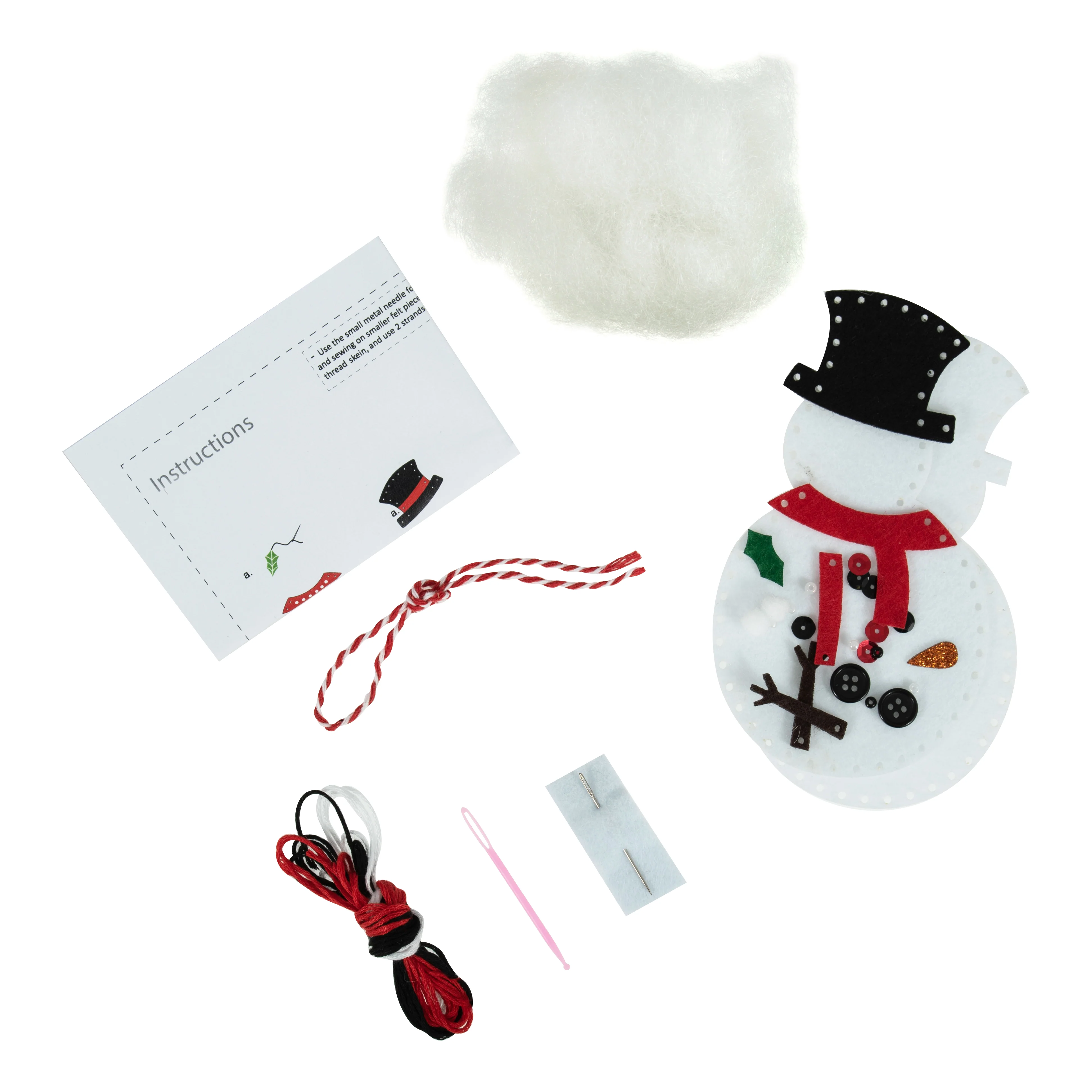 Trimits Felt Decoration Kit: Snowman - Image 3