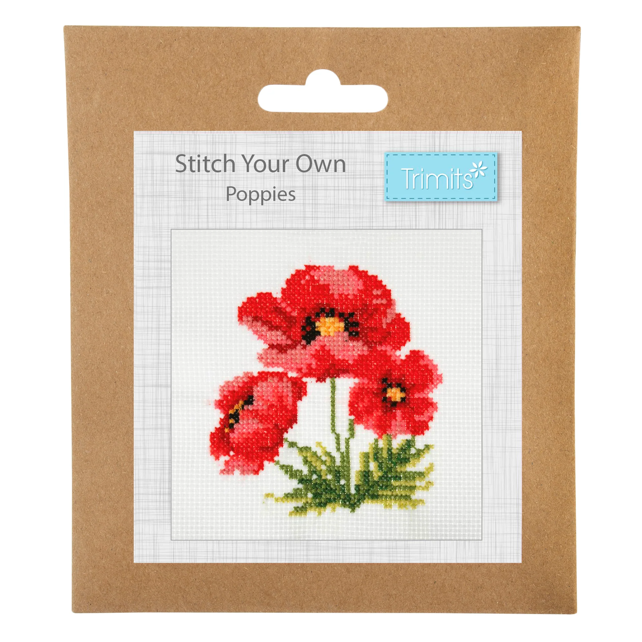Trimits Mini Stitch Your Own - Poppies - Image 3
