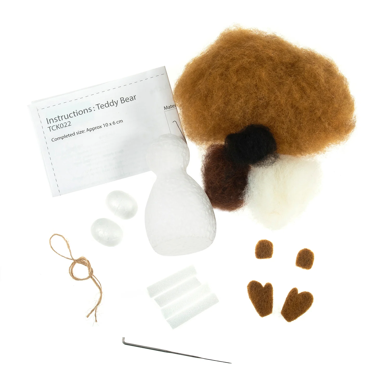 Trimits Needle Felting Kit: Teddy Bear - Image 2