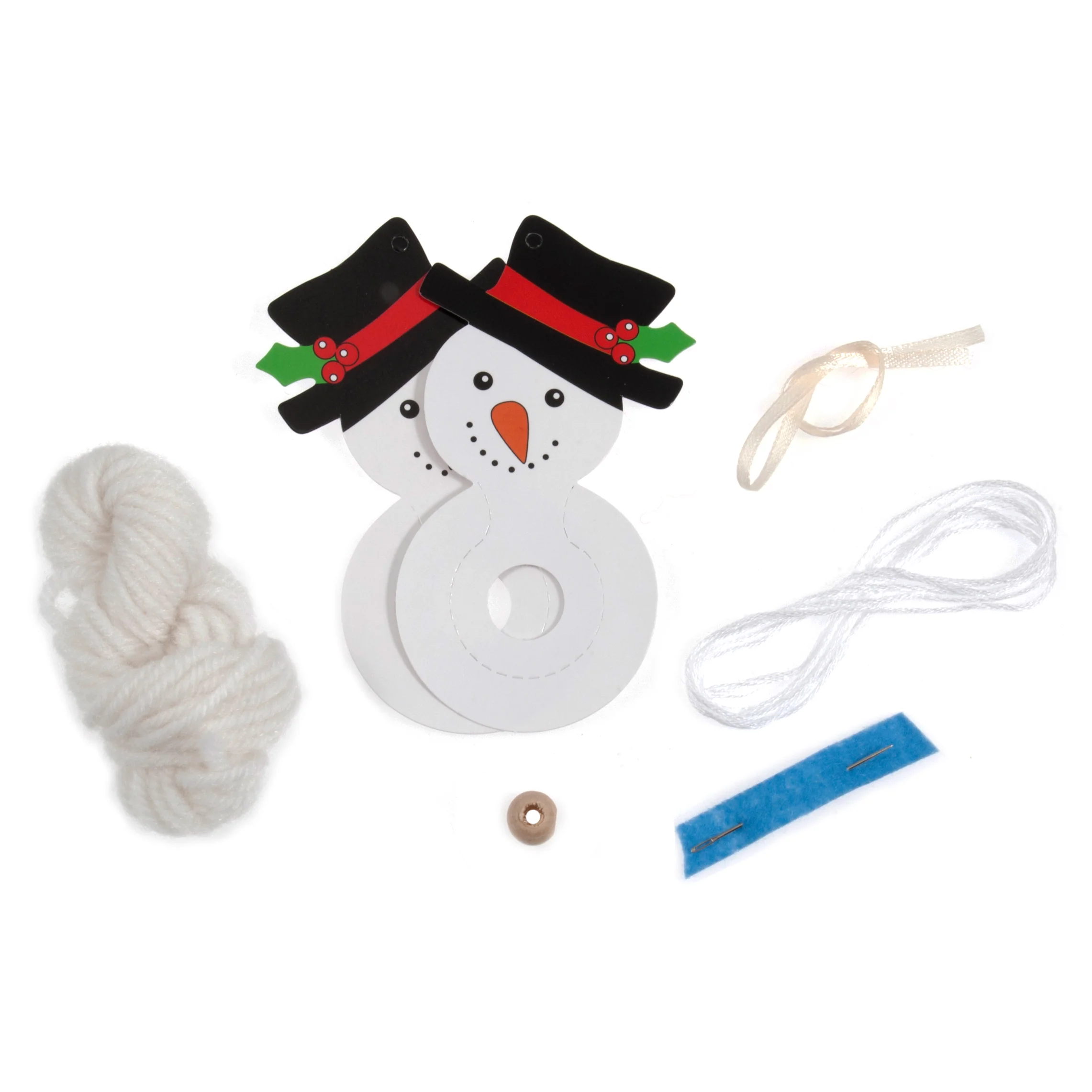 Trimits Pom Pom Decoration Kit: Christmas Snowman - Image 2