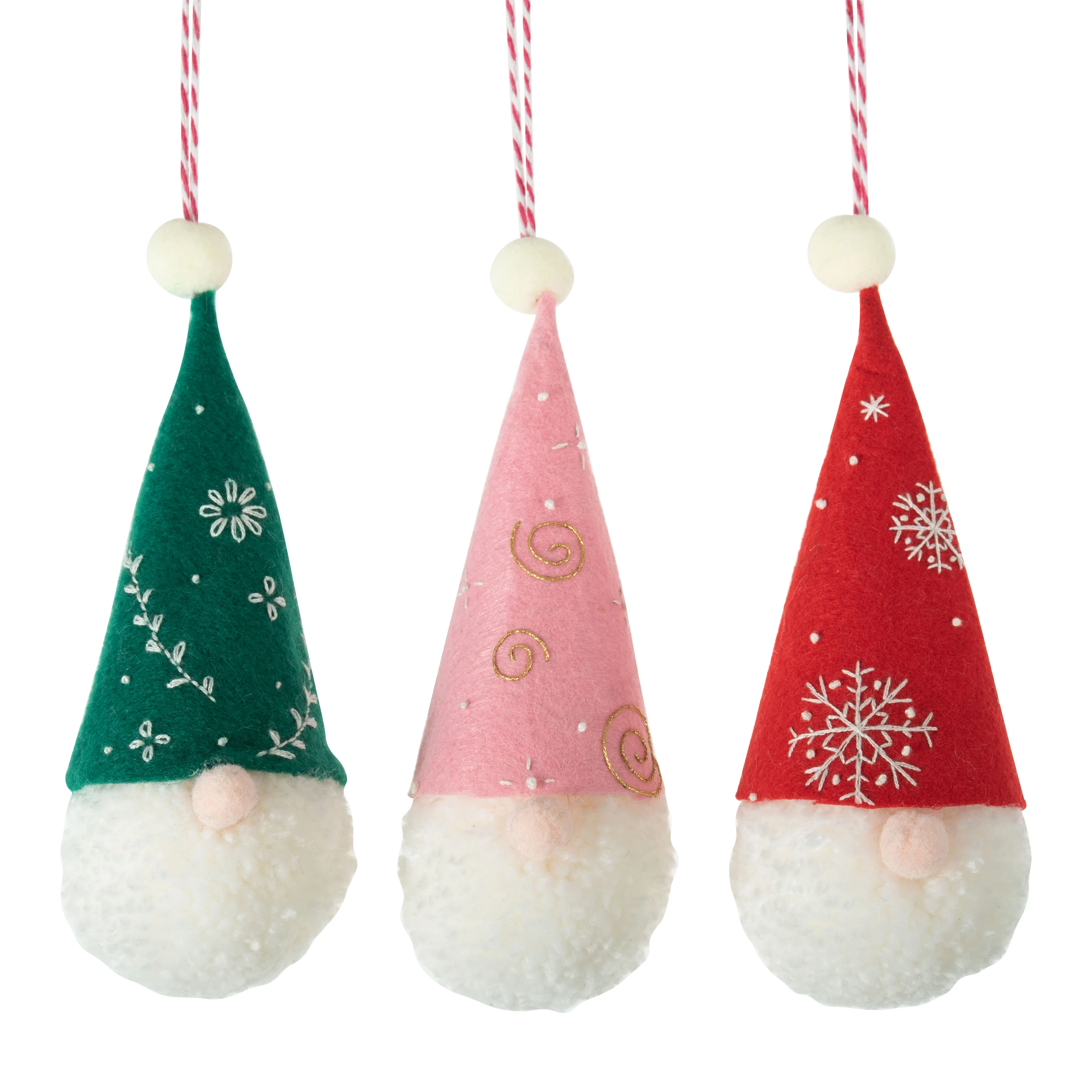 Trimits Pom Pom Decoration Kit: Gonk - Pack of 3
