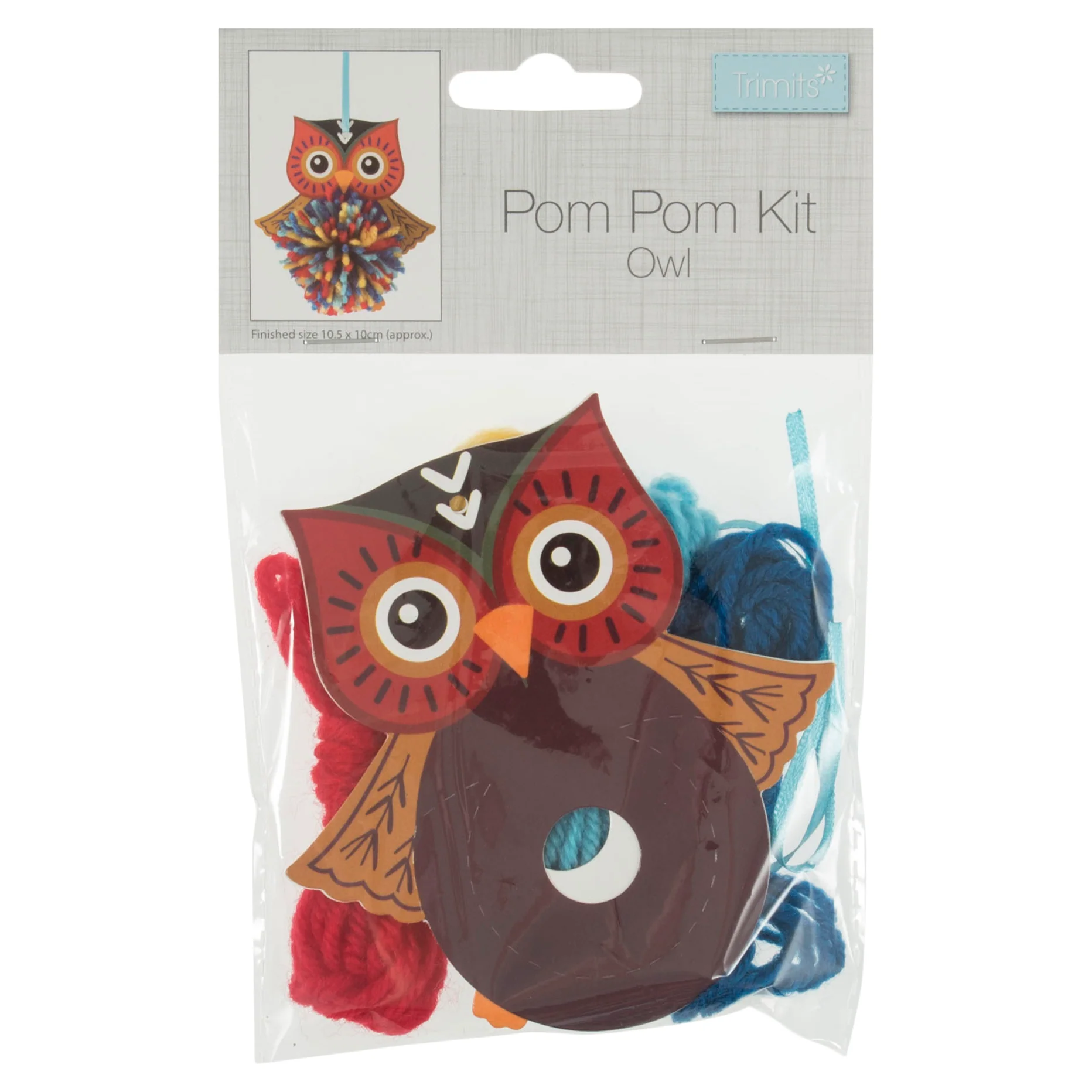 Trimits Pom Pom Decoration Kit: Owl - Image 3