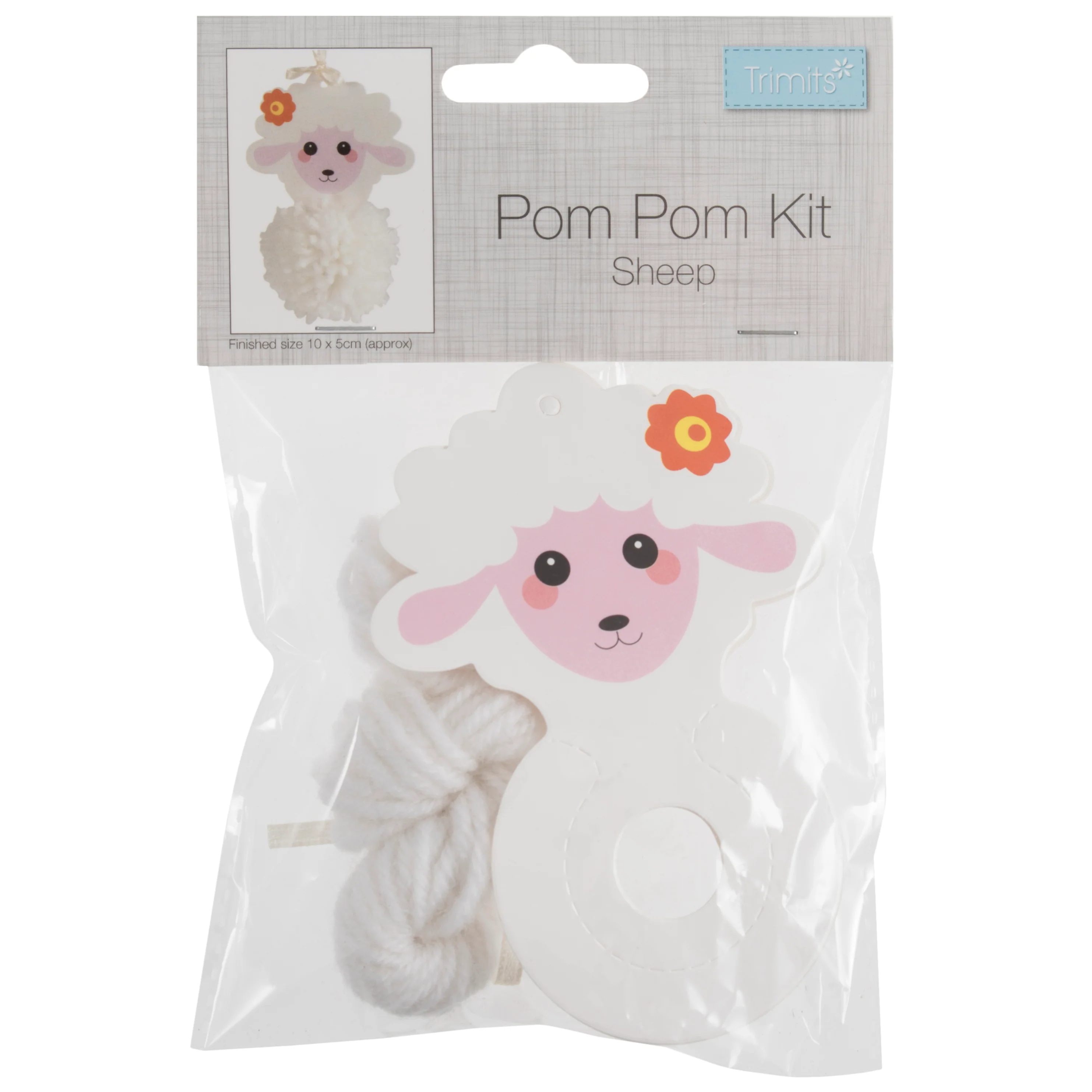 Trimits Pom Pom Decoration Kit: Sheep - Image 3