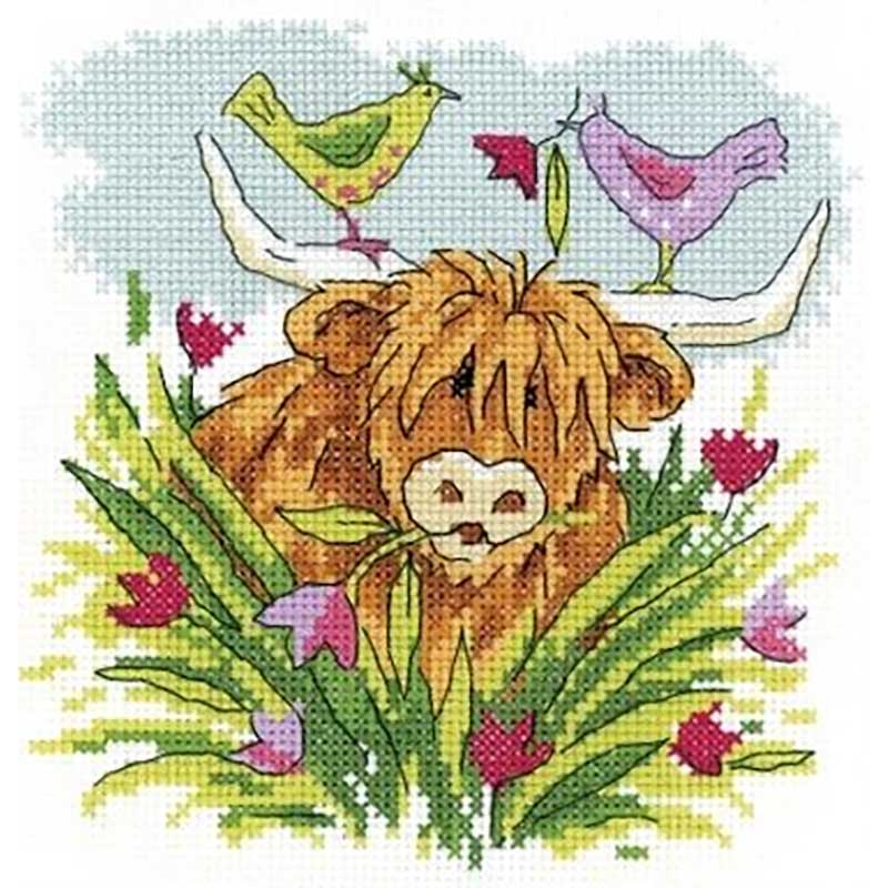 Tulip - Heritage Crafts Cross Stitch Kit