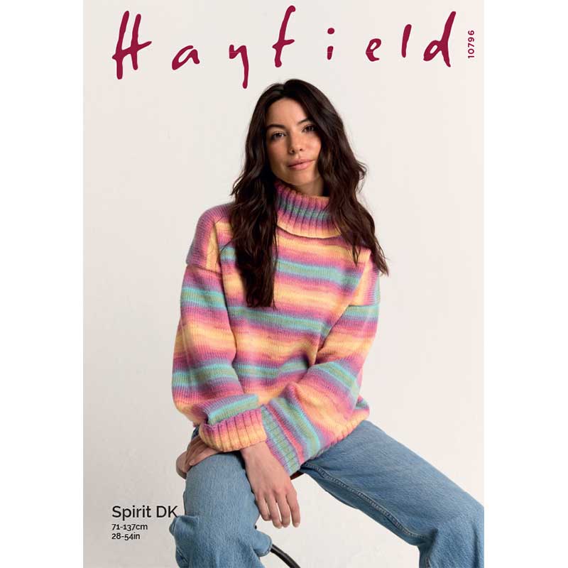 Turtle Neck Sweater in Hayfield Spirit Dk