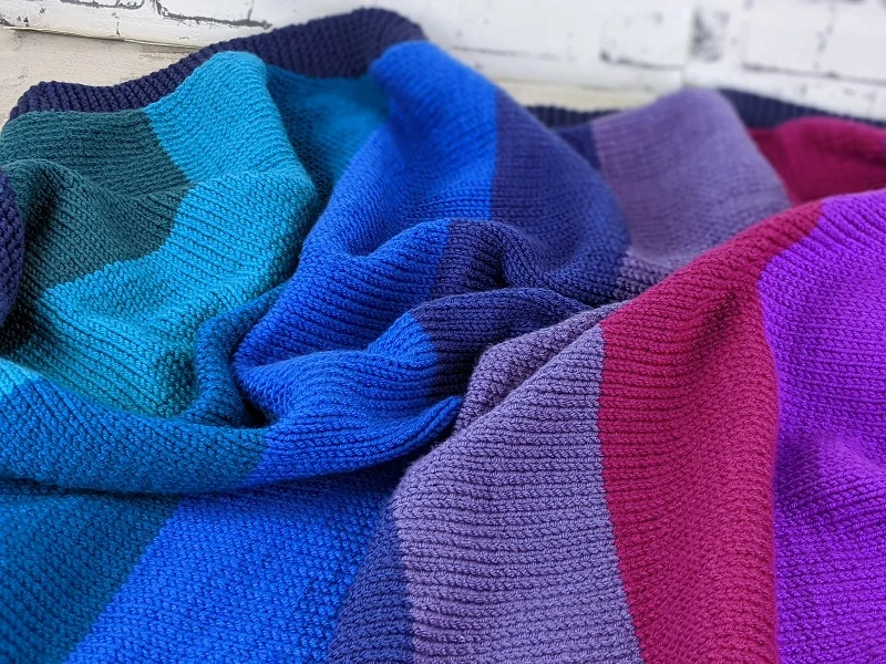 Very Berry Smoothie Knitted Blanket  Digital Pattern - by Sara Geraghty - Image 3