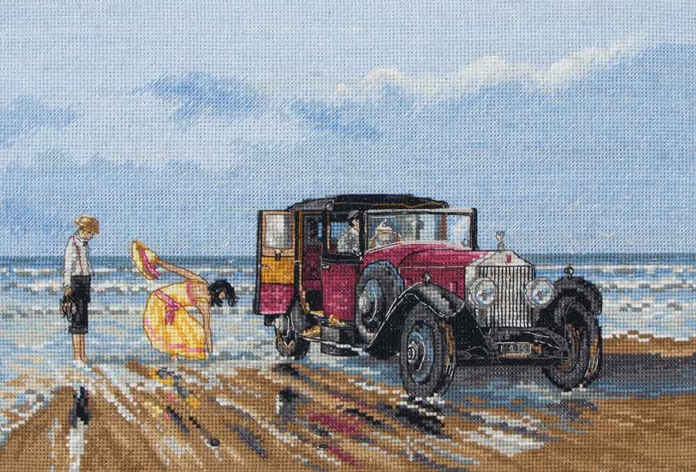Vintage Rolls on the Beach