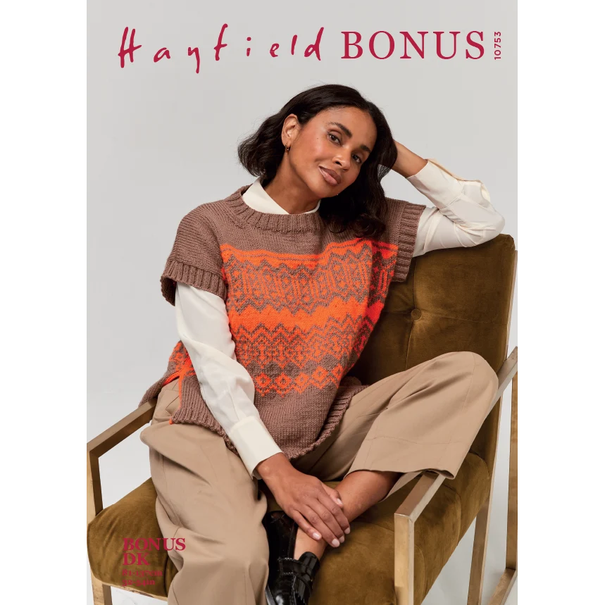 Voltage Vest in Hayfield Bonus Dk - Digital Version 10753
