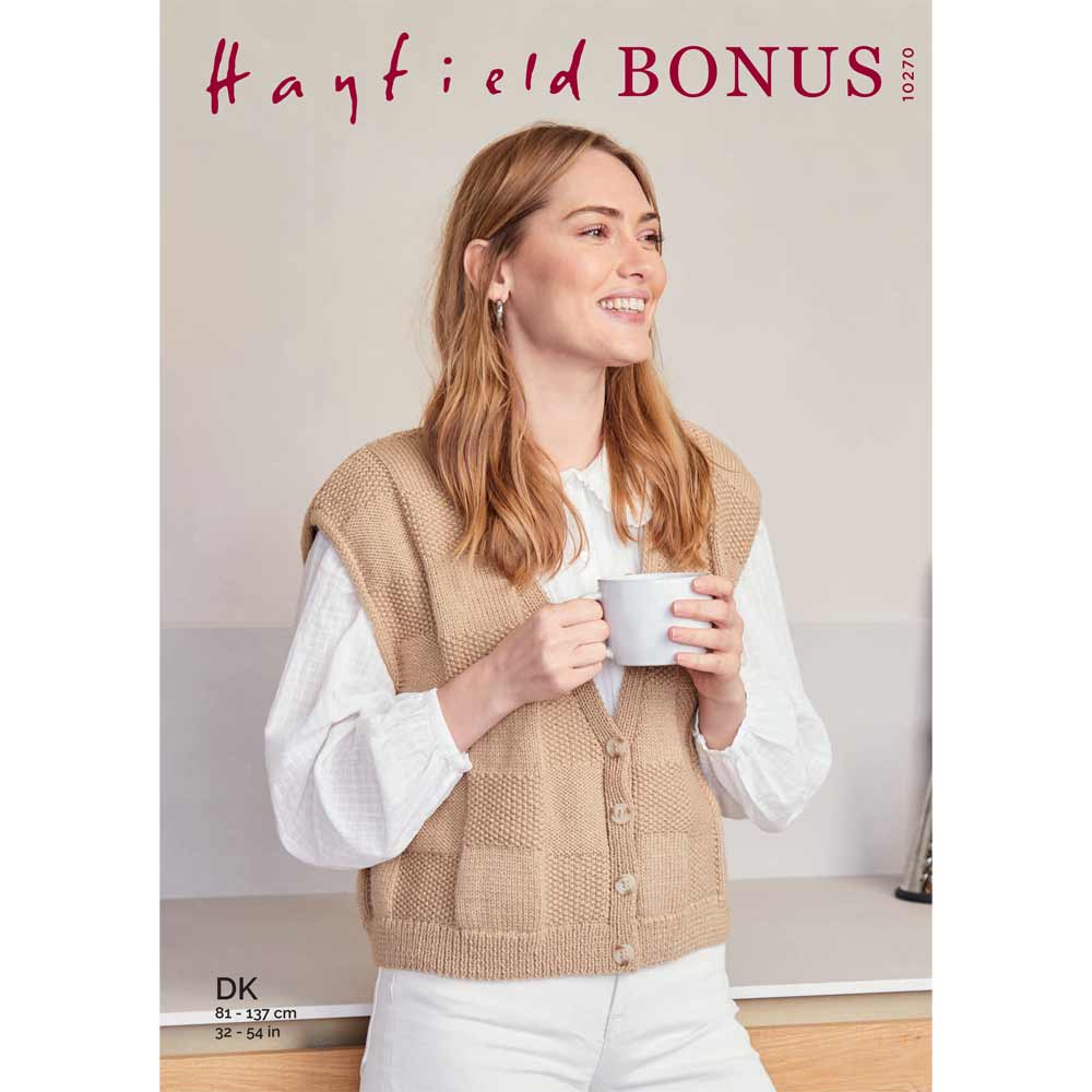 Waistcoat in Hayfield Bonus Dk - Digital Version 10270