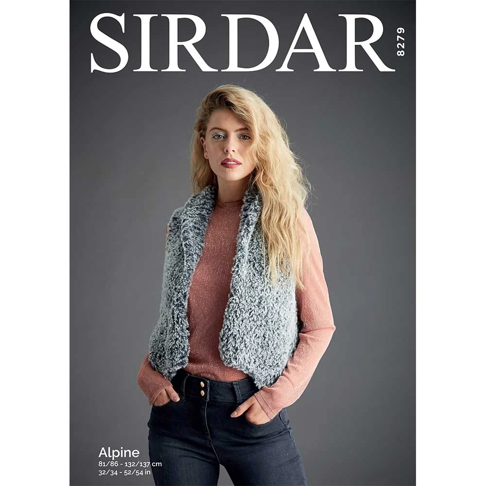 Waistcoat in Sirdar Alpine
