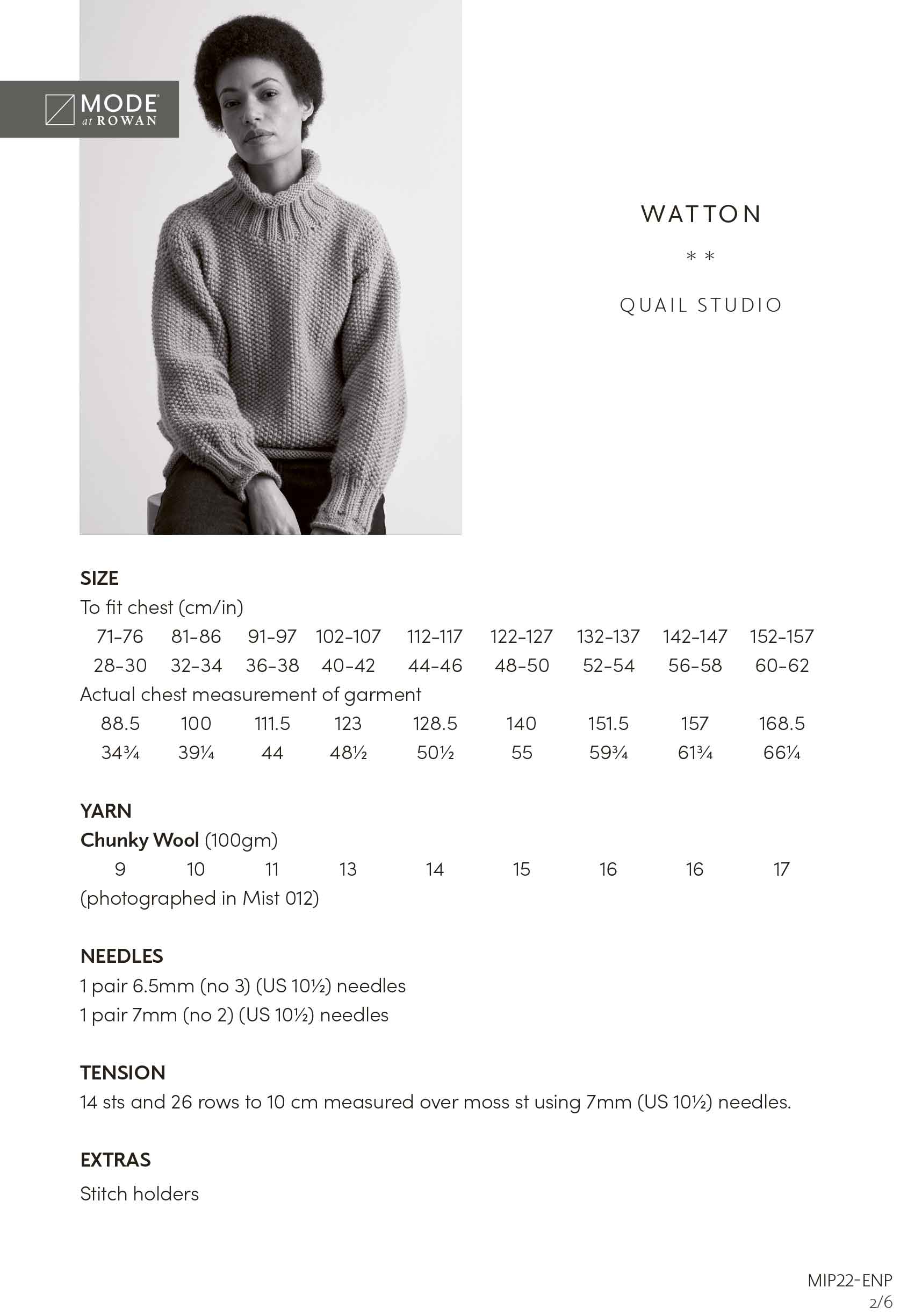 Watton in Mode at Rowan Chunky Wool - Digital Version MIP22-M - Image 2