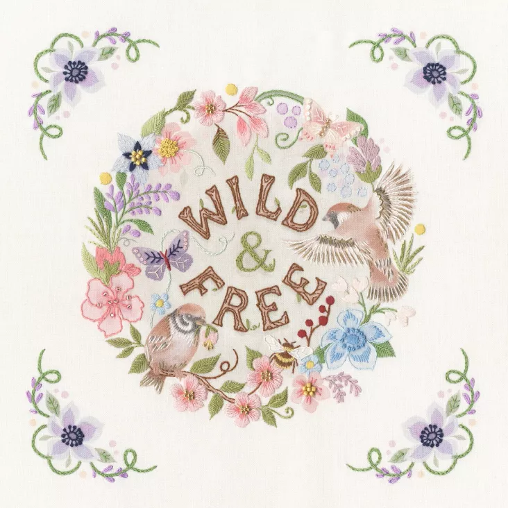 Wild and Free - Bothy Threads Embroidery Kit