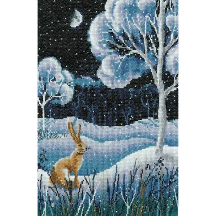 Winter Forest - Heritage Crafts Cross Stitch Kit