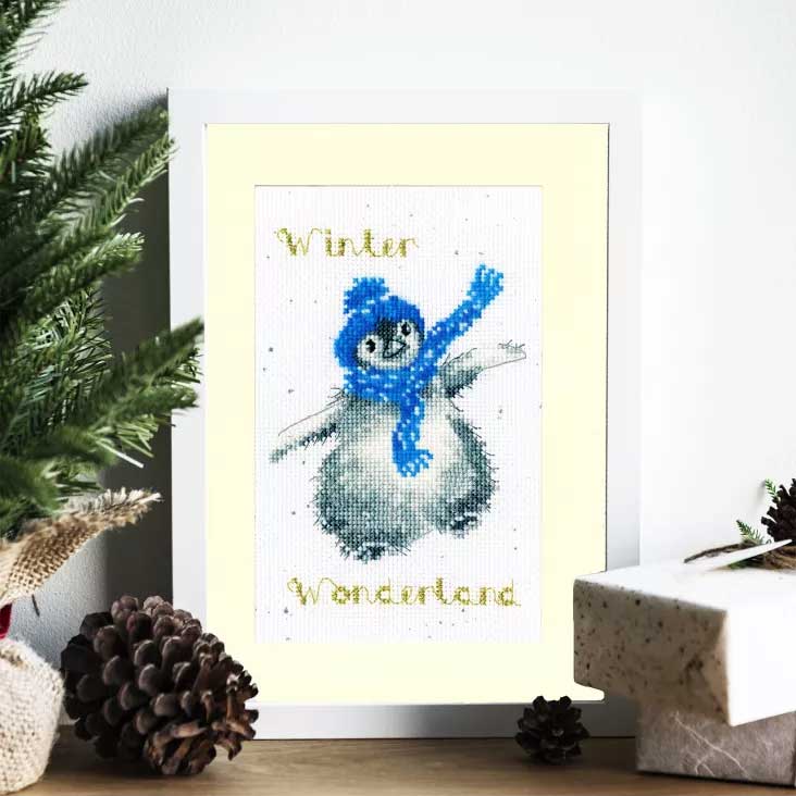 Winter Wonderland - Christmas Card Cross Stitch Kit - Image 2