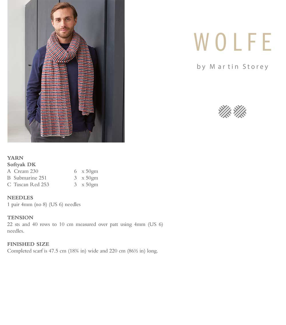 Wolfe Scarf in Rowan Softyak - Digital Version - Image 2
