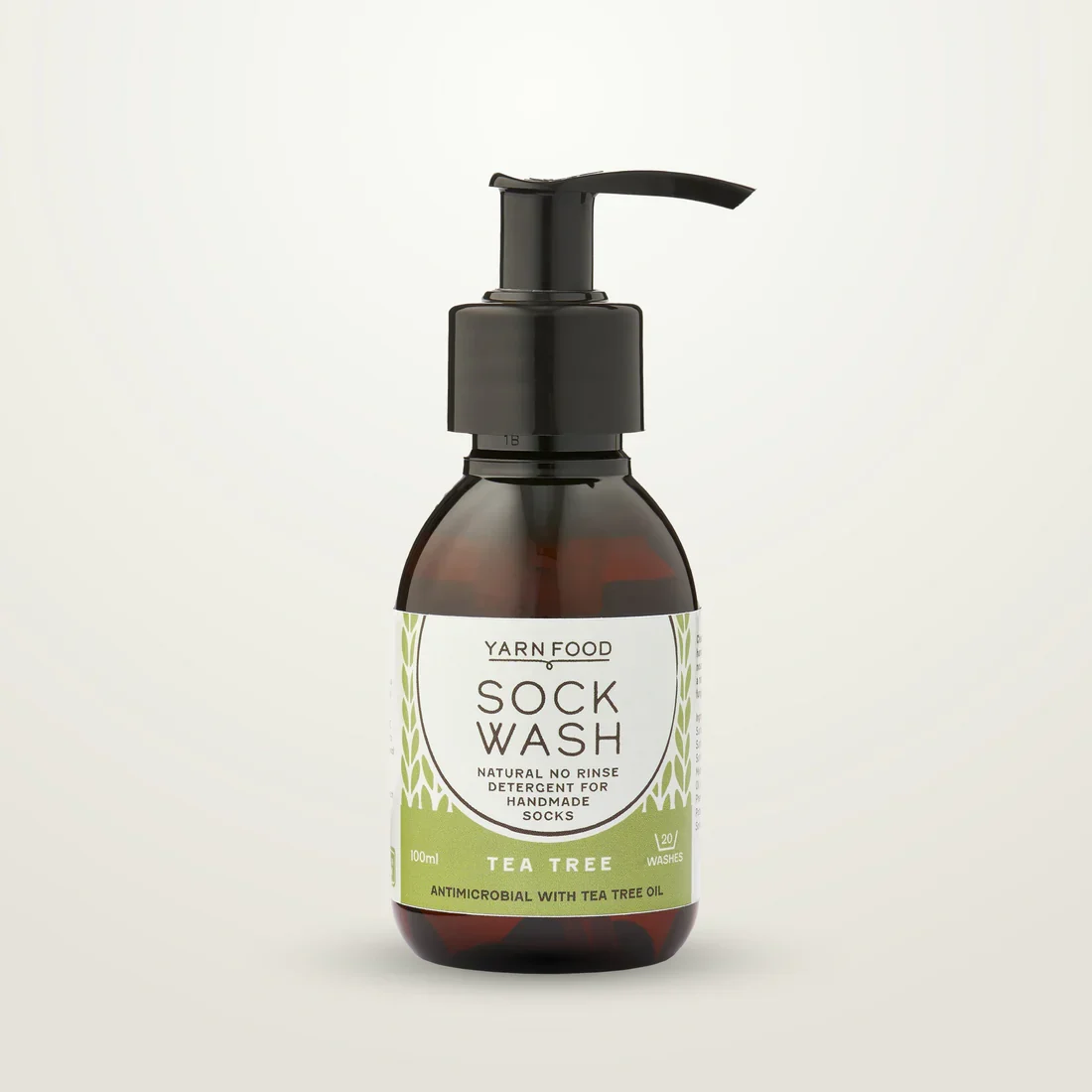 Yarn Food - No Rinse  Sock Wash - Tea Tree 100ml Bottle