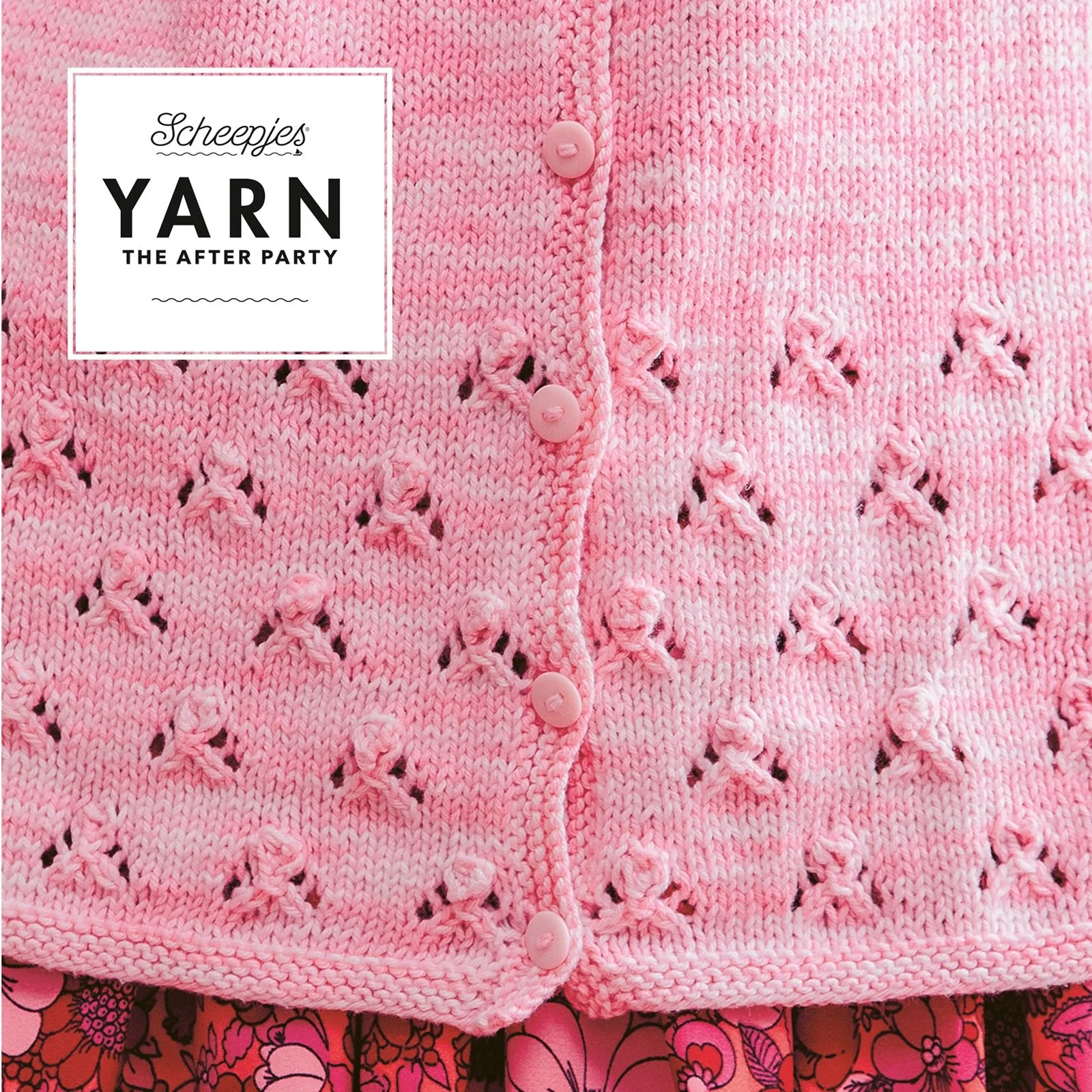 Yarn The After Party 100 Rose Bud Cardigan Simy's Studio - Image 2