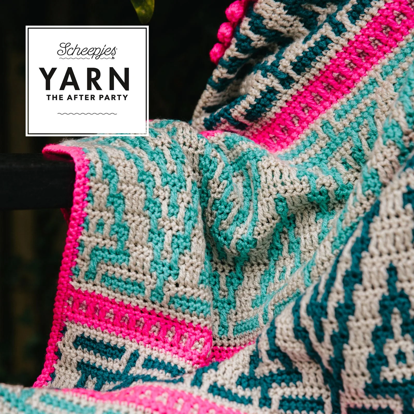 Yarn The After Party 154 - Folk Trees Blanket - Esme Crick - Image 2