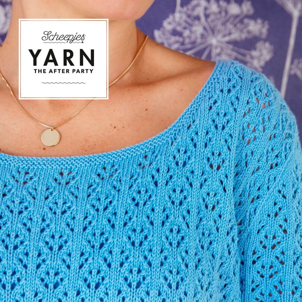 Yarn The After Party 106 Little Lace Diamonds Tee Simys Studio - Image 2