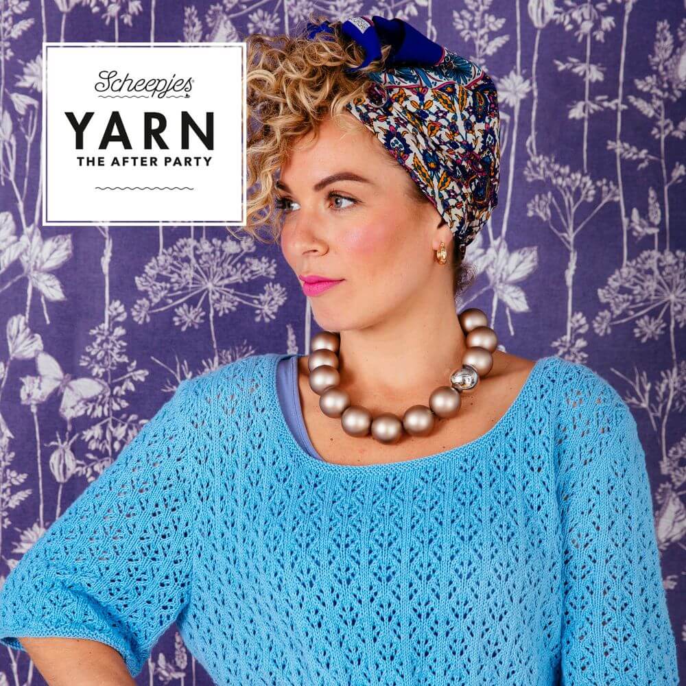 Yarn The After Party 106 Little Lace Diamonds Tee Simys Studio - Image 4