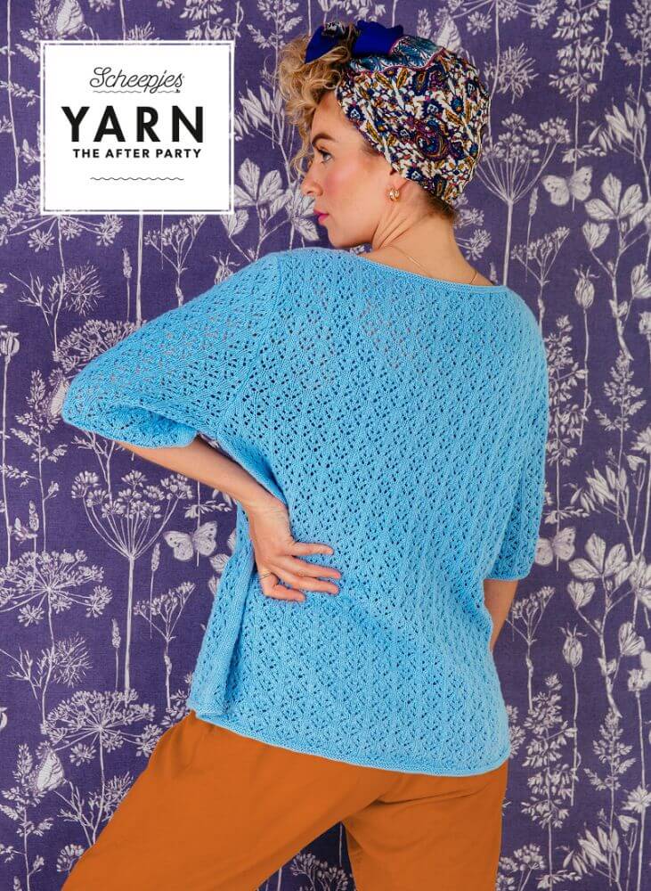 Yarn The After Party 106 Little Lace Diamonds Tee Simys Studio - Image 5