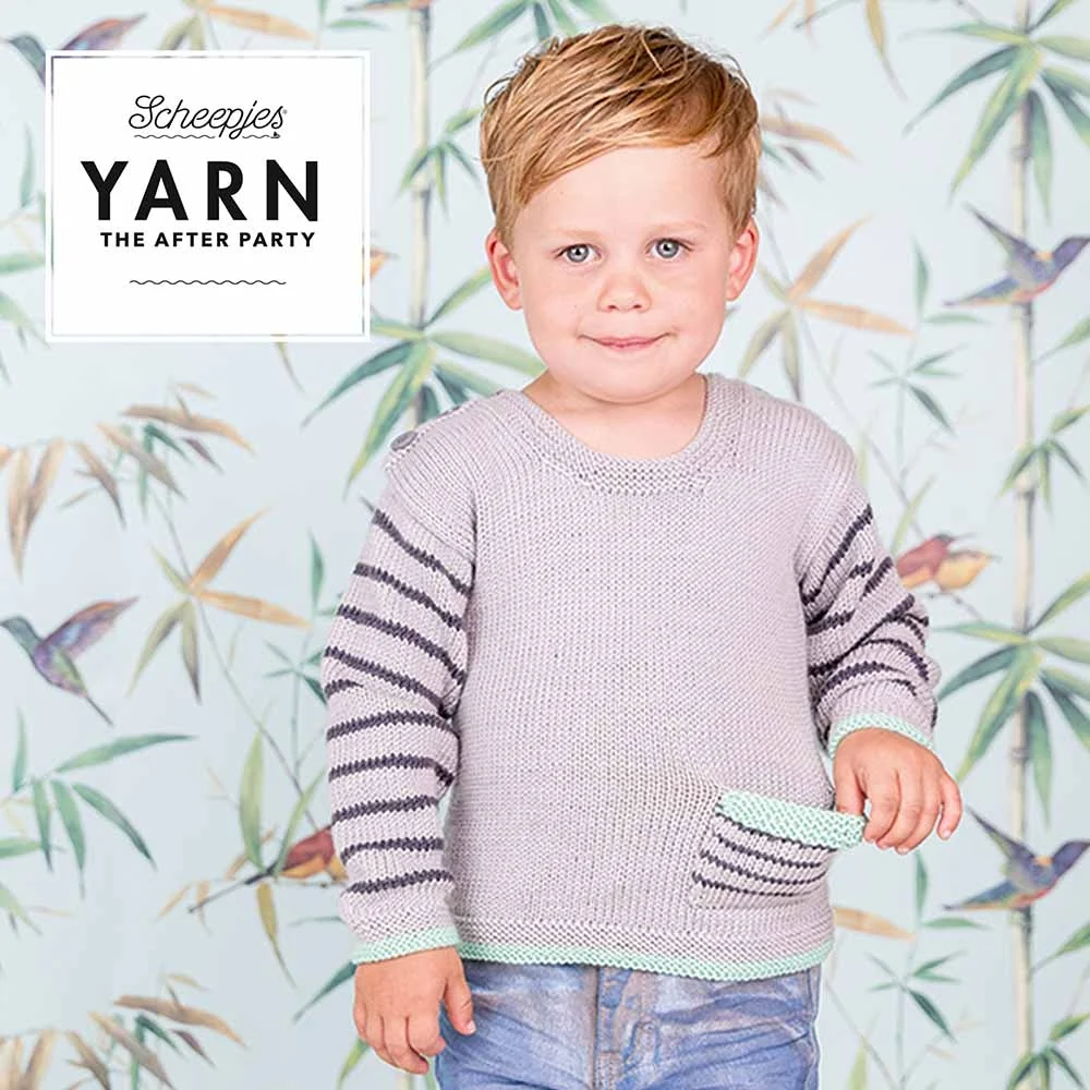 Yarn The After Party 22 Dino Hunter Sweater by Jane Burns