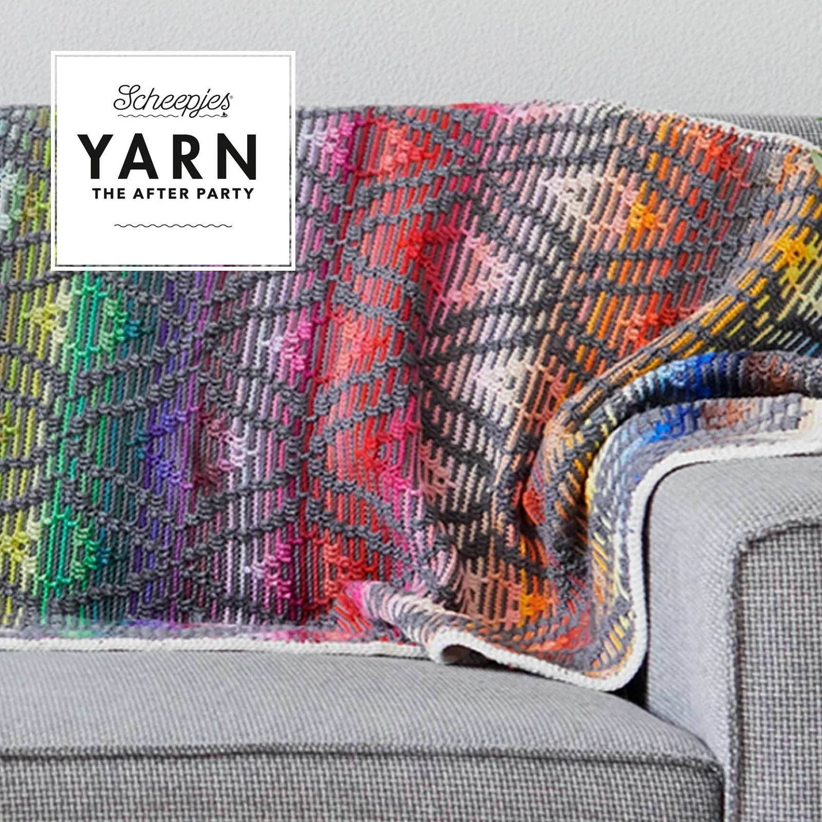 Yarn The After Party 47 Diamond Sofa Runner by Mark Roseboom - Image 2