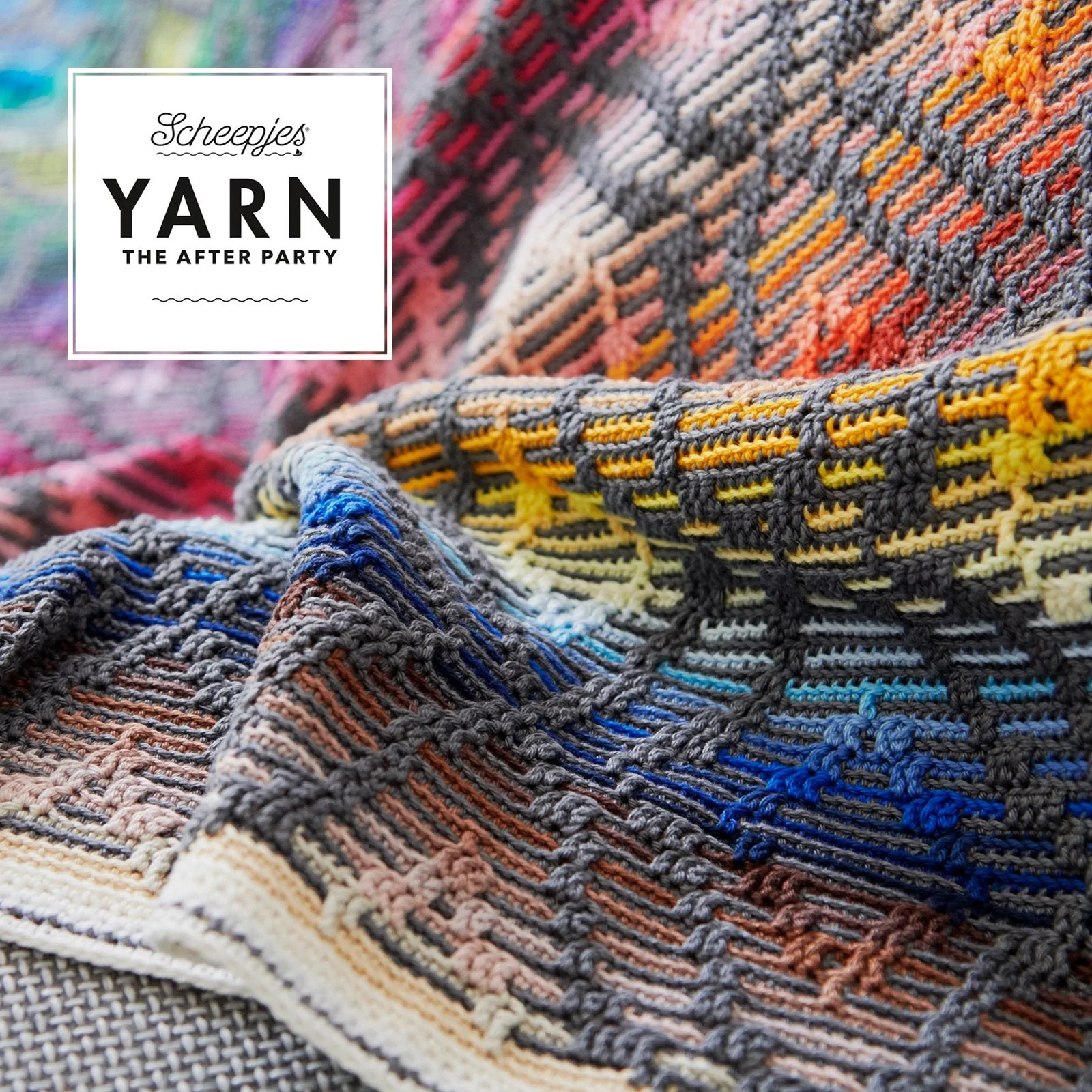Yarn The After Party 47 Diamond Sofa Runner by Mark Roseboom - Image 4