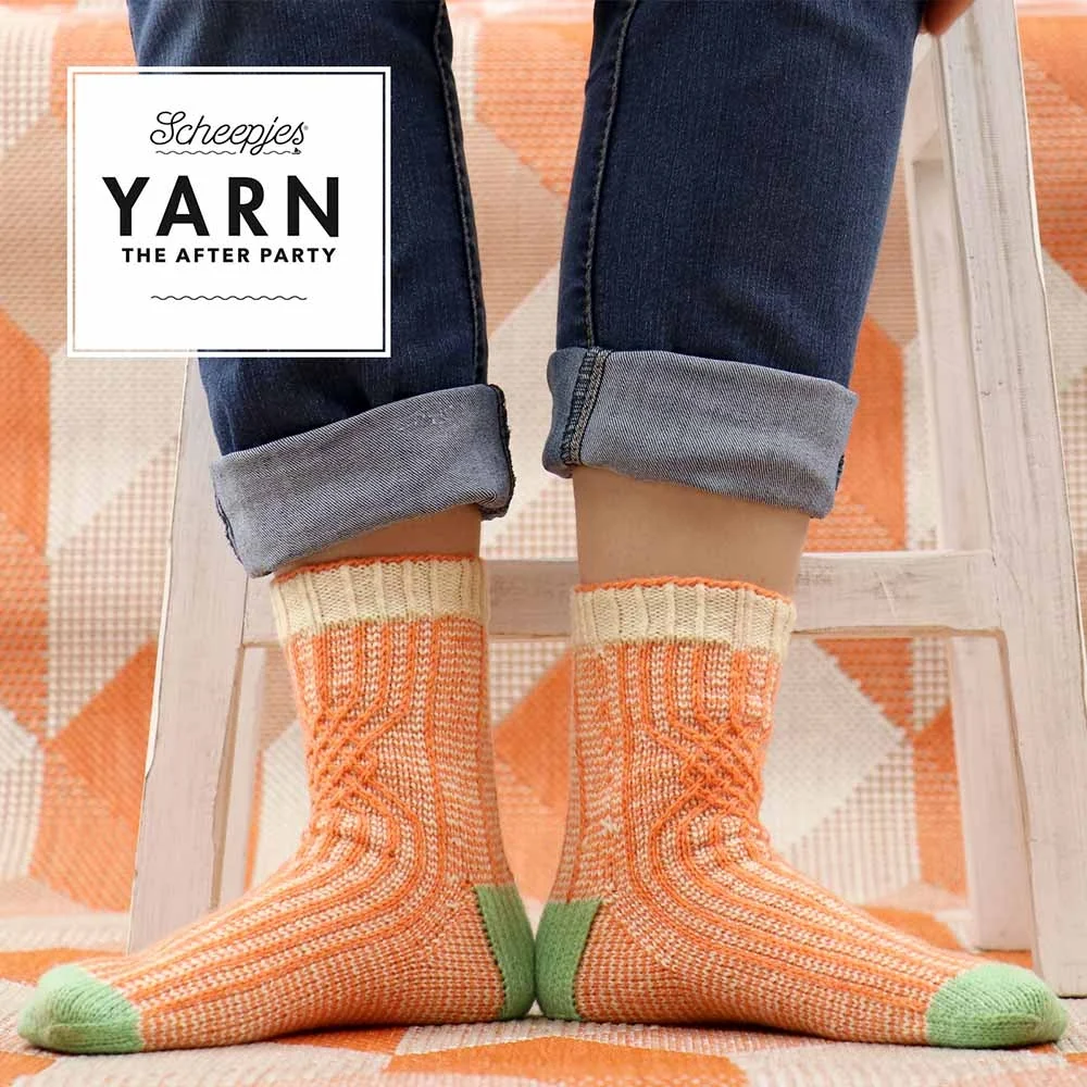 Yarn The After Party 53 Twisted Socks by Jane Burns in Scheepjes Metropolis