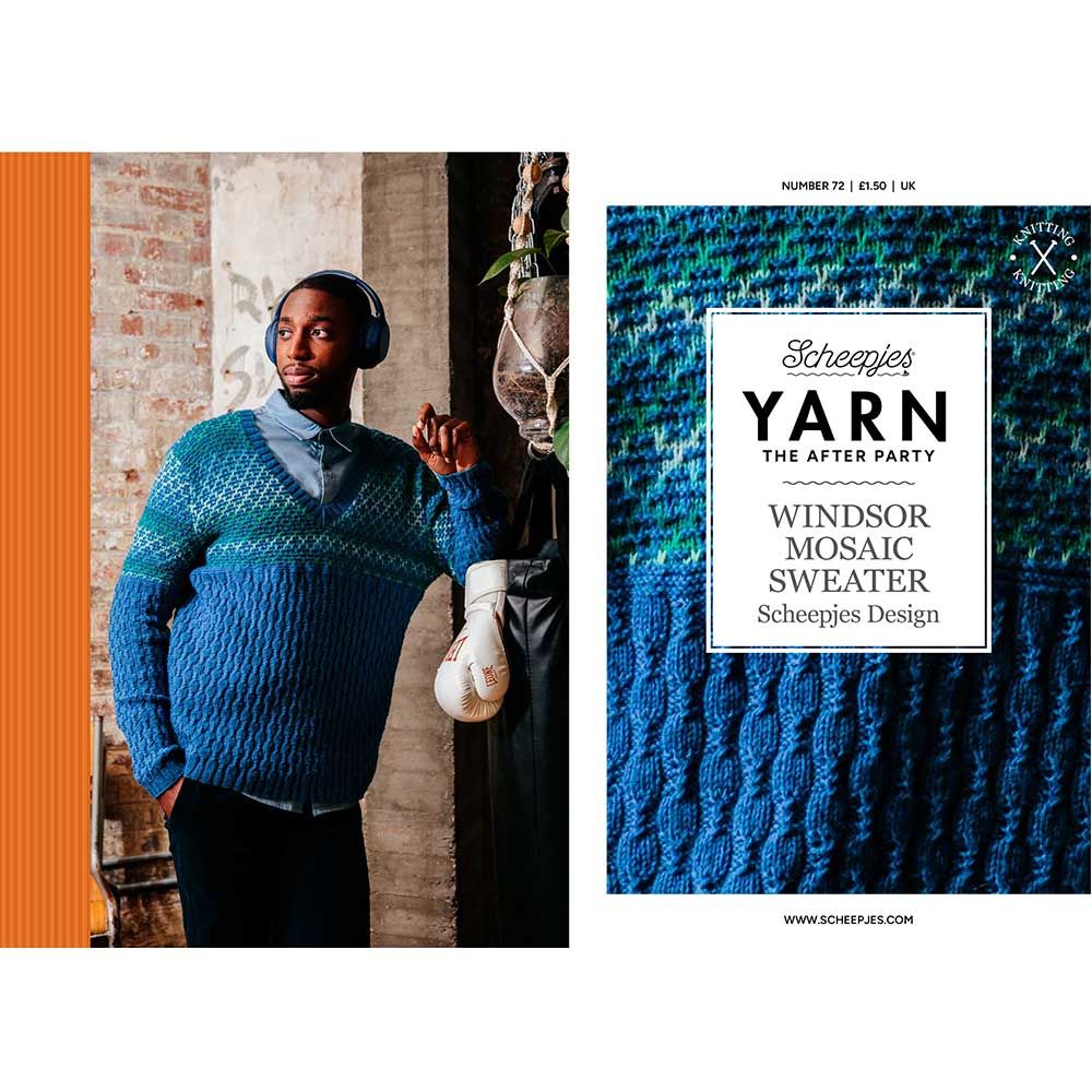 Yarn The After Party 72 - Windsor Mosaic Sweater by Scheepjes