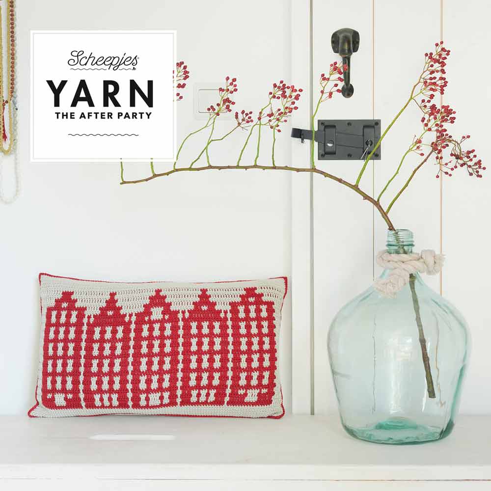 Yarn The After Party 80 Canal Houses Cushion by Esme Crick - Image 2