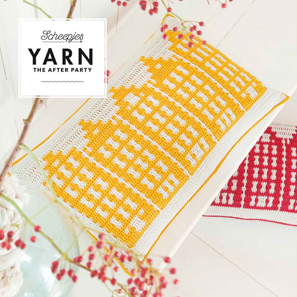 Yarn The After Party 80 Canal Houses Cushion by Esme Crick - Image 3