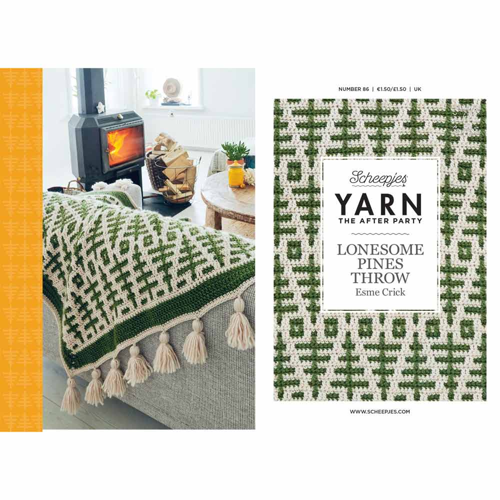 Yarn The After Party 86 -  Lonesome Pines Throw in Scheepjes Namaste by Esme Crick