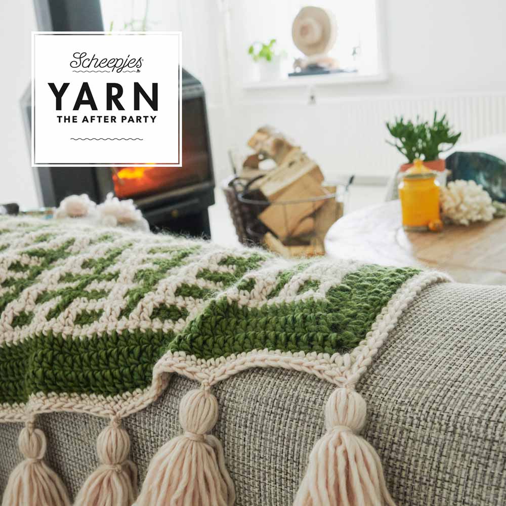 Yarn The After Party 86 -  Lonesome Pines Throw in Scheepjes Namaste by Esme Crick - Image 3