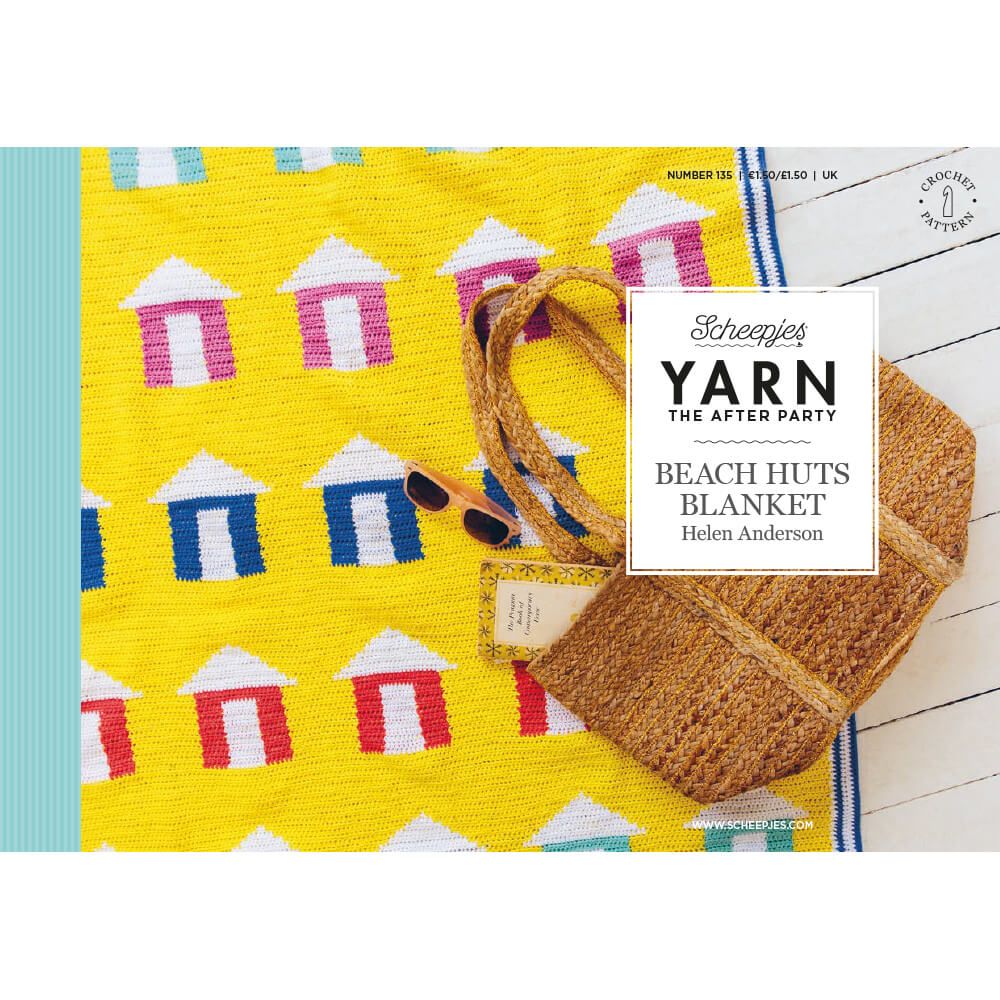 Yarn The After Party - Beach Huts Blanket by Helen Anderson